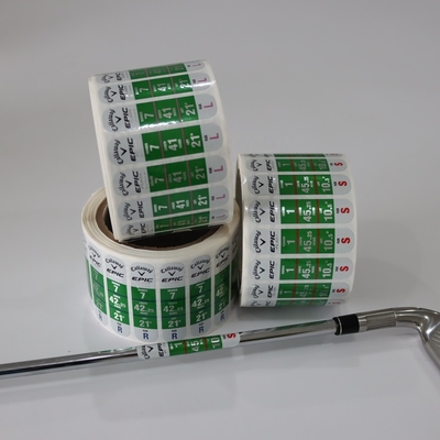 Non-Residual Glue Removable Logo Printed Silver Brushed Sticker Label