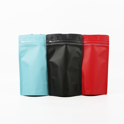 Wholesale 250g coffee stock stand up coffee bag doypack pouch food package coffee bean mylar plastic bag