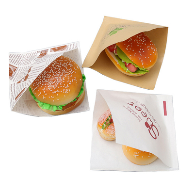 Disposable Paper Pouch To Go Sandwich Bag Deli Bags Food Packaging