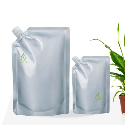 Self-Suction Spout Moisture Proof Bag Drink Liquid Aluminum Foil Spout Bag Jelly Squeeze Pouch Bag With Spout Top