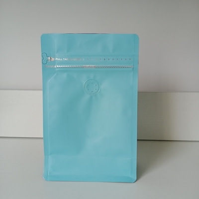 Hot Sales Flat Bottom Moisture Proof Coffee Packaging Bag With Valve