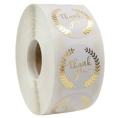 Wholesale Waterproof Luxury Self Adhesive Logo Sticker Waterproof Stickers Label Sticker for Bottles and Paper