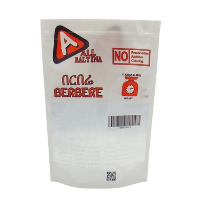 High End Moisture Proof Biodegradable Pouch Holder Stand Up Plastic Bag Aluminum Foil Packaging Pouch With Window