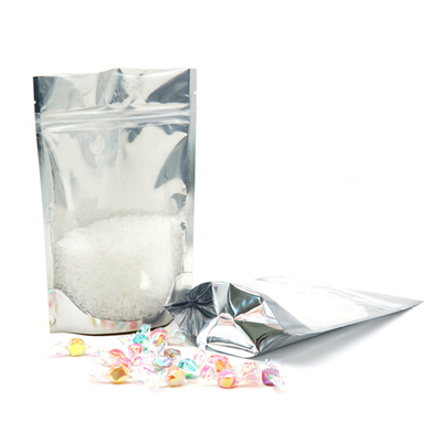 New Products Ziplock Customized Metallized Resealable Holder Pouch With Ziplock