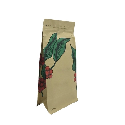 High Quality Recyclable Food Grade Reusable Packaging Pouch Flat Bottom Aluminum Foil Ziplock Coffee Bag With Valve