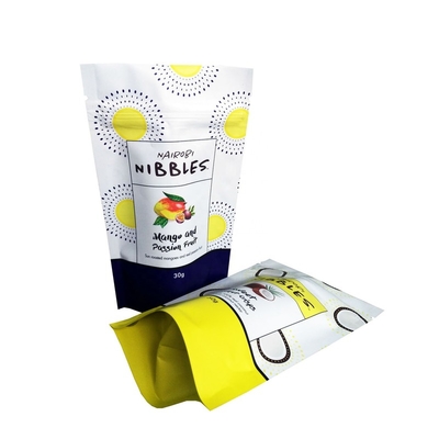 Cheap Price Moisture Proof Matte Finish Aluminum Foil Compostable Doypack Stand Up Zipper Pouch Plastic Snack Bag