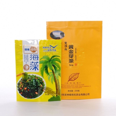 Moisture Proof Pouches With And Reusable Tear Notch Mylar Snack Aluminum Foil Holder Up Retort Bags Food Packaging Zipper Ziplock Plastic Bag